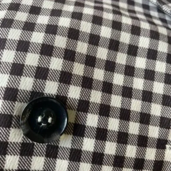 BLACK GINGHAM PRINT BLAZER CHIC CLASSY BUSINESS CASUAL STREETWEAR - Picture 11 of 12